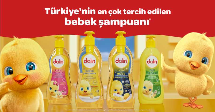 Bebeklere Banyoyu Sevdiren Şampuan: Dalin!